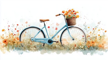 Hand-Painted Bicycle Decor