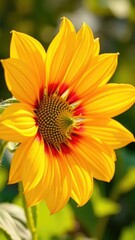 Obraz premium Cleome spider flower petals unfolding in warm sunlight, sunflower, flower, spider flower