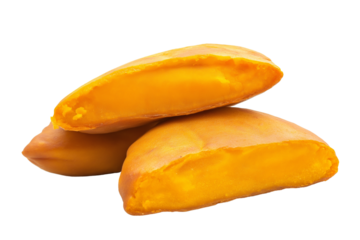 Turkmenistan gutap fried turnovers with pumpkin filling isolated on transparent white background