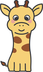 Cute Giraffe Character