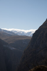 Fototapeta premium Magnificent view of the Caucasus Mountains