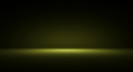 Obraz premium Glowing Yellow-Green Light Line on Dark Background