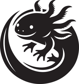 axolotl clip art vector, axolotl silhouette vector, axolotl vector illustration, axolotl logo vector, axolotl vector icon, axolotl silhouette vector isolated on white background full body