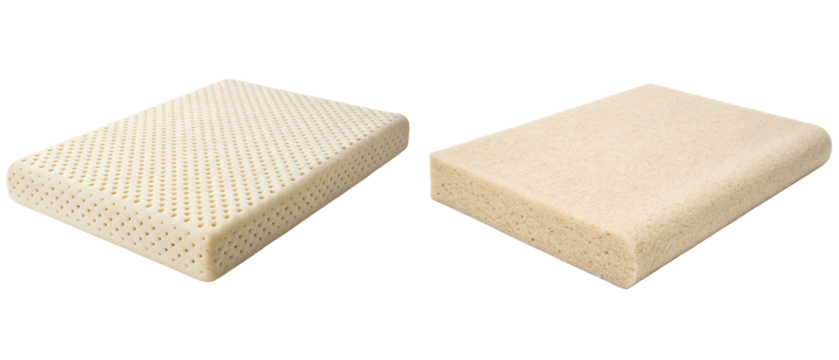 Latex Mattress for Breathability isolated with transparent background