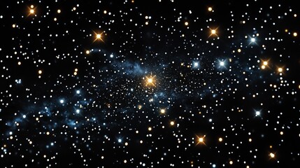 Fototapeta premium A Dance of Starlight in Space The Pleiades Deep Space