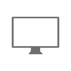 lcd monitor isolated