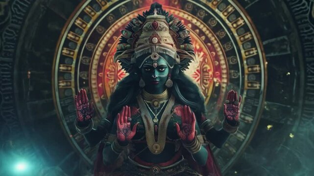 Goddess Kali concept