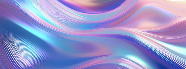 Fototapeta premium Holographic Gradient Texture – Shimmering Futuristic Background
