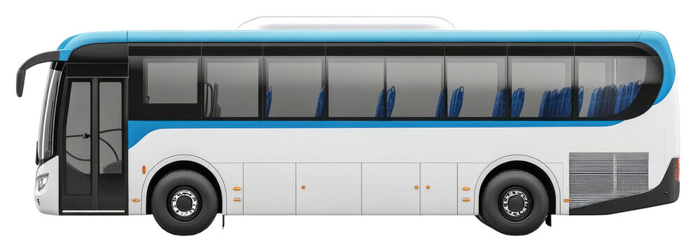 PNG Real coach bus transportation vehicle modern.