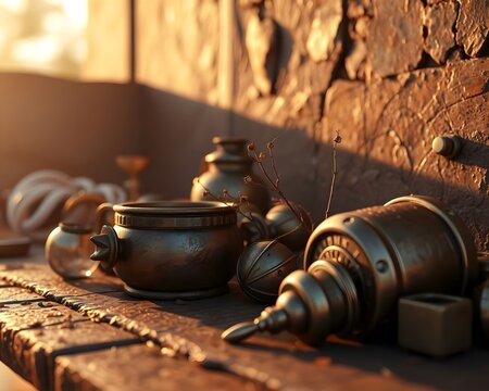 Rustic Elegance in Golden Hour