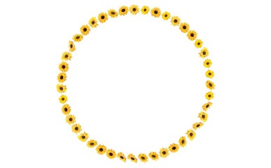 ヒマワリのフレーム　③