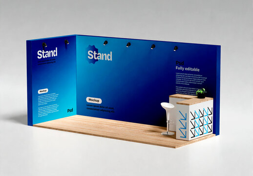 Promotion Stand Mockup	