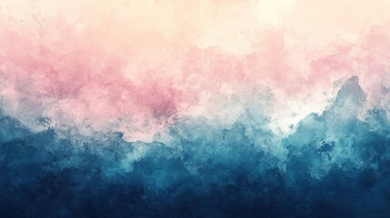 Fototapeta premium Soft Pastel Gradient in Subtle Watercolor Style for Background Art