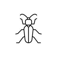 Clover Stem line icon