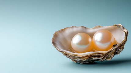 Discover the enchanting allure of glistening pearls nestled in a shell, reflecting the essence of marine life and the exquisite beauty of nature's creations.