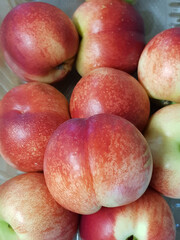Sweet and sour summer fruit. Nectarine