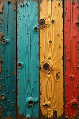 Fototapeta premium Distressed wood texture with sawdust particles, wood, rustic, plywood