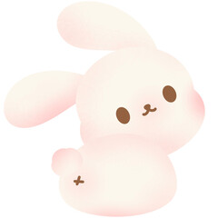 Cute bunny and Easter things for Easter 