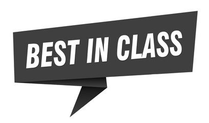 best in class banner. best in class speech bubble, label, sticker, sign template