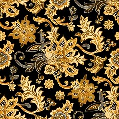 Indonesian Batik Pattern Seamless