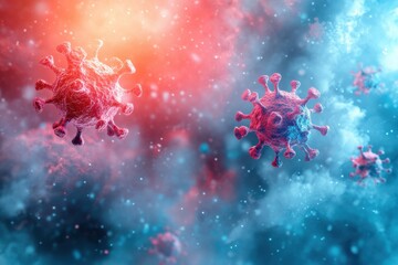 Colorful Representation of Viruses in High-Resolution Imagery