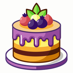 Chocolate cake with Cherry 