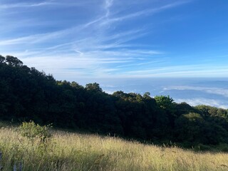 Obraz premium sunset in the mountains