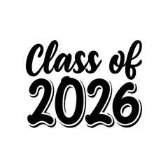 Modern and Sleek Class of 2026 Graduation Design