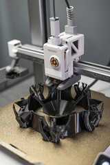 The 3D printing machine make the 3D prototype model by resin material. The hi-technology for rapid prototype method by 3d printing machine.