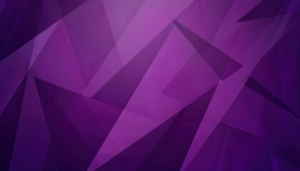 Obraz premium geometric abstract purple background with layered translucent angular shapes, modern digital texture for design and branding