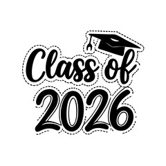 Free Class of 2026 SVG for T-Shirts &