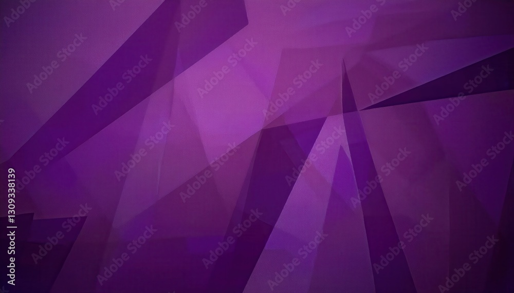 Aufkleber geometric abstract purple background with layered translucent angular shapes, modern digital texture for design and branding

