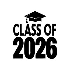 Editable Class of 2026 Graduation Emblem