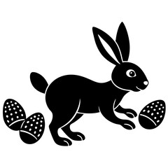 vector illustration of a rabbit