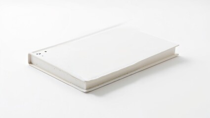 Fototapeta premium blank white book on a white background