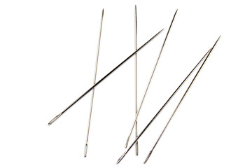 needles isolated on white or transparent background