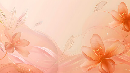 A beautiful peach-colored gradient background vector, designed for elegant and soft digital artwork or wallpaper.