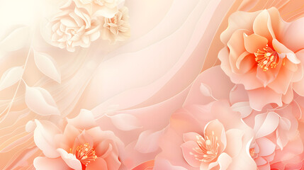 A beautiful peach-colored gradient background vector, designed for elegant and soft digital artwork or wallpaper.