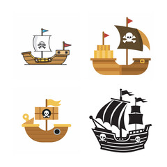 set of ships icons