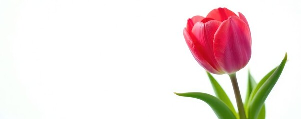 Spring bulb plant isolated on white background, flower, bloom, garden