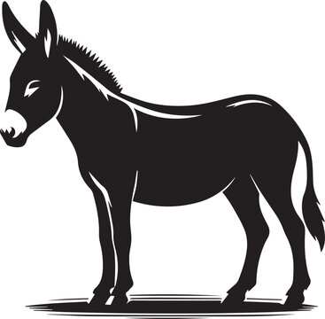 recommend clip art: black donkey clip art vector, black donkey silhouette vector, donkey vector illustration, donkey logo vector, donkey vector icon, donkey silhouette vector isolated on white background full body