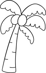 Coconut tree Illustration