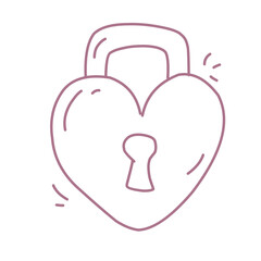 Valentine day coquettish illustration