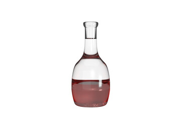 red wine bottle, 3d