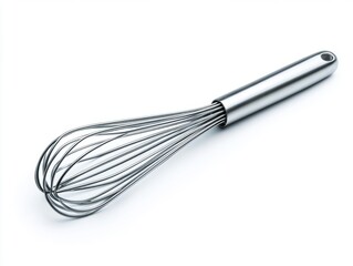 Stainless steel whisk for mixing and blending in kitchen