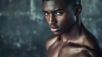 pretty young athlete on sporrts background, athlete in action