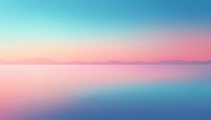 Fototapeta premium Dawn Light Gradient, a very subtle blend of soft morning pink and pale blue. 
