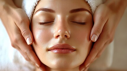Massage therapist performs massage procedures to improve the health and general condition of patient