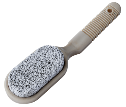 Yellow heel care brush