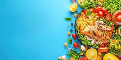 Delicious dinner setting Banner